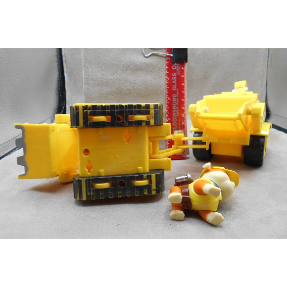 Rubble's Diggin' Bulldozer & Dump Truck w Figure PAW Patrol Lot Spin Master - Picture 6 of 13